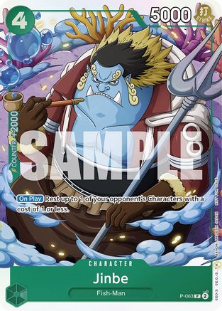 Jinbe (Event Pack Vol. 4) (P-063) - One Piece Promotion Cards Foil - for just $0.45! 