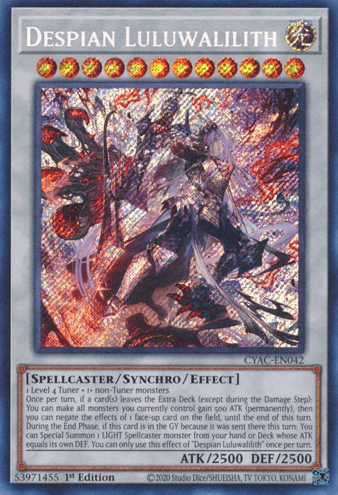 Despian Luluwalilith [CYAC-EN042] Secret Rare - for just $3! 