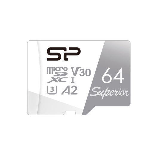Silicon Power 64GB Superior UHS-1(U3) V30 A2 MicroSD Memory Card with Adapter [Not compatible with Switch 2] - for just $15.97! 