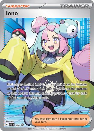 Iono 124 - SV Scarlet & Violet Promo Cards Holofoil - for just $6.70! 