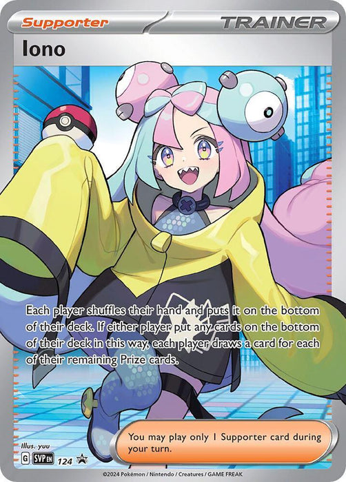Iono (124) [Scarlet & Violet: Black Star Promos] - for just $5.75! 