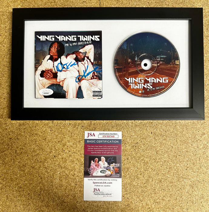 Framed & Signed Kaine Of Ying Yang Twins Me & My Brother CD Booklet With JSA COA - for just $120! 
