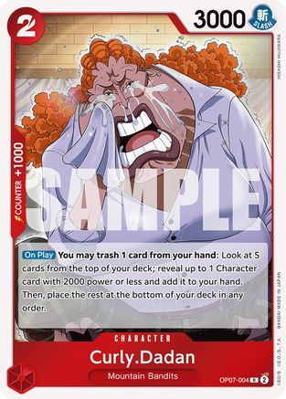 Curly.Dadan (OP07-004) - 500 Years in the Future Foil - for just $0.05! 