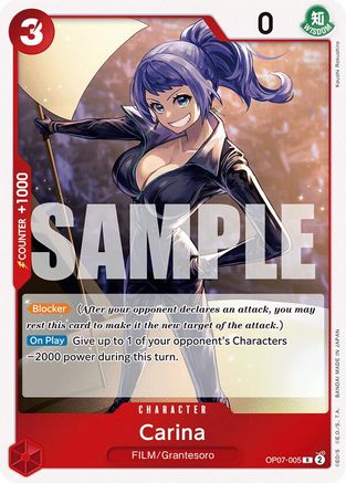 Carina (OP07-005) - 500 Years in the Future Foil - for just $0.08! 