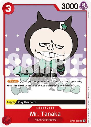 Mr. Tanaka (OP07-008) - 500 Years in the Future - for just $0.05! 
