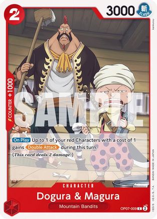 Dogura & Magura (OP07-009) - 500 Years in the Future - for just $0.05! 