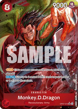 Monkey.D.Dragon (015) (Parallel) (OP07-015) - 500 Years in the Future Foil - for just $6.92! 