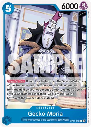 Gecko Moria (042) (OP07-042) - 500 Years in the Future - for just $0.05! 