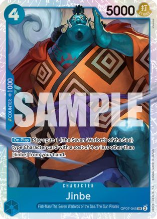 Jinbe (045) (OP07-045) - 500 Years in the Future Foil - for just $1.02! 
