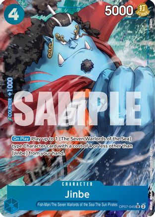 Jinbe (045) (Parallel) (OP07-045) - 500 Years in the Future Foil - for just $3.98! 
