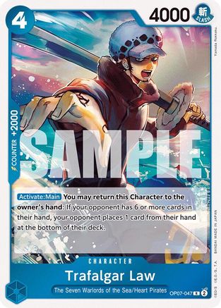 Trafalgar Law (047) (OP07-047) - 500 Years in the Future Foil - for just $0.15! 