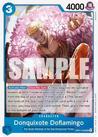 Donquixote Doflamingo (OP07-048) - 500 Years in the Future - for just $0.08! 