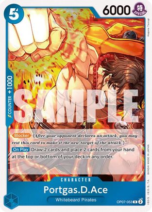 Portgas.D.Ace (053) (OP07-053) - 500 Years in the Future Foil - for just $0.13! 