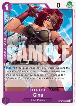 Gina (OP07-065) - 500 Years in the Future - for just $0.10! 