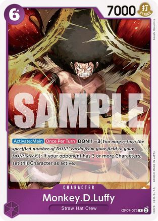 Monkey.D.Luffy (073) (OP07-073) - 500 Years in the Future Foil - for just $0.10! 