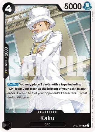 Kaku (OP07-080) - 500 Years in the Future Foil - for just $0.08! 