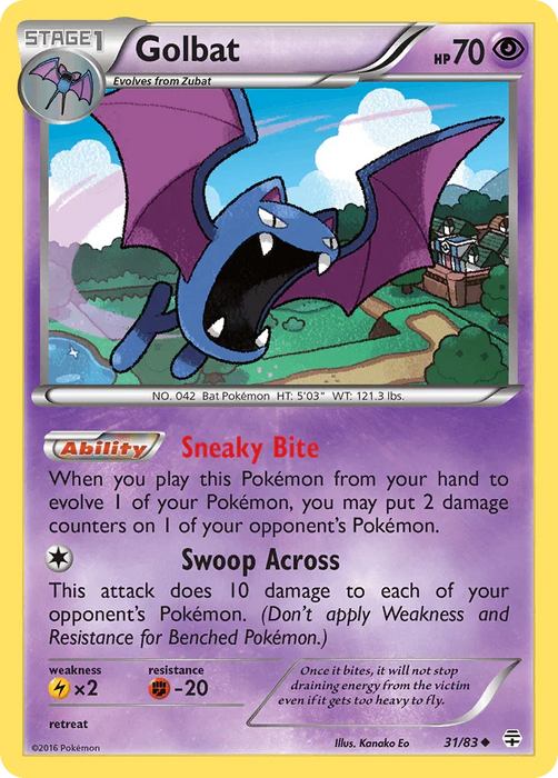 Golbat (31/83) [XY: Generations] - for just $0.15! 