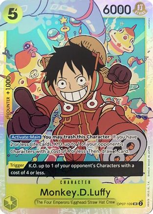 Monkey.D.Luffy (109) (OP07-109) - 500 Years in the Future Foil - for just $2.08! 