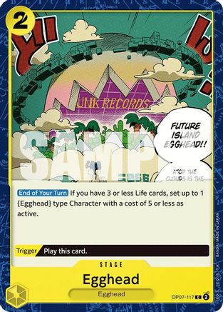 Egghead (OP07-117) - 500 Years in the Future - for just $0.05! 
