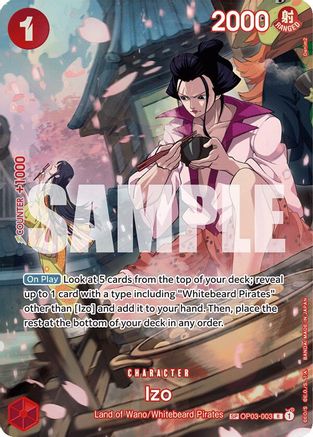 Izo (SP) (OP03-003) - 500 Years in the Future Foil - for just $21.20! 