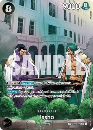 Issho (SP) (OP03-078) - 500 Years in the Future Foil - for just $21.82! 