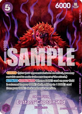 Eustass"Captain"Kid (SP) (OP05-074) - 500 Years in the Future Foil - for just $29.60! 