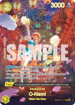 O-Nami (SP) (OP06-101) - 500 Years in the Future Foil - for just $194.32! 
