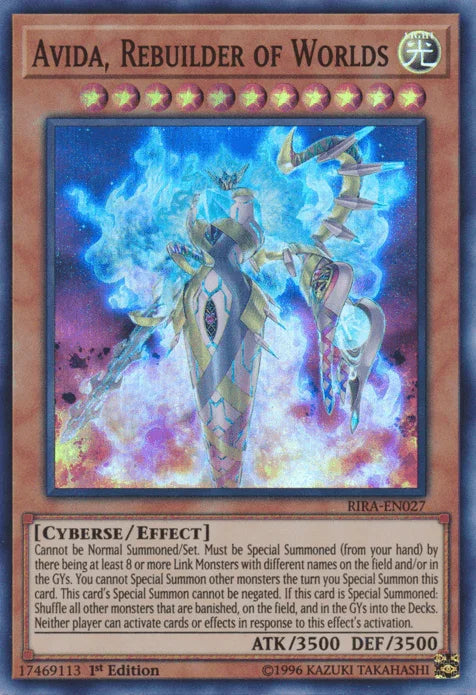 Avida, Rebuilder of Worlds [RIRA-EN027] Super Rare - for just $0.10! 