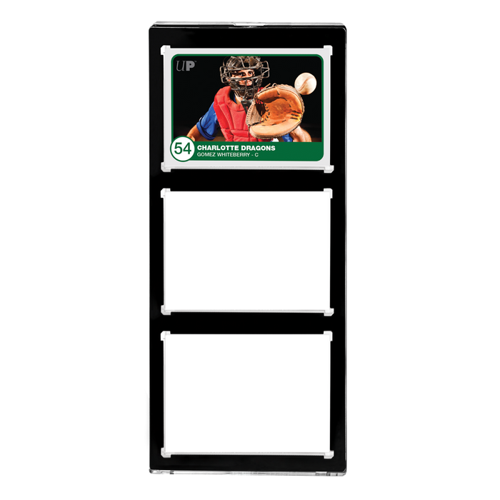Ultra PRO: UV One-Touch Magnetic Holder - 35pt (3-Card Black Border) - for just $0! 