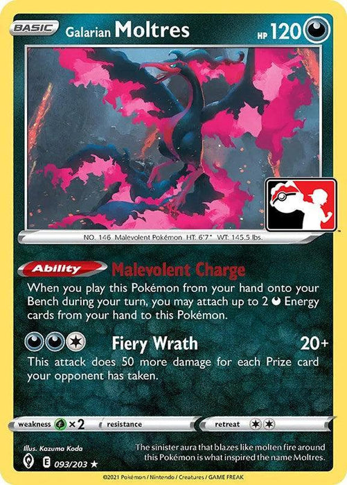 Galarian Moltres (093/203) [Prize Pack Series One] - for just $2.30! 