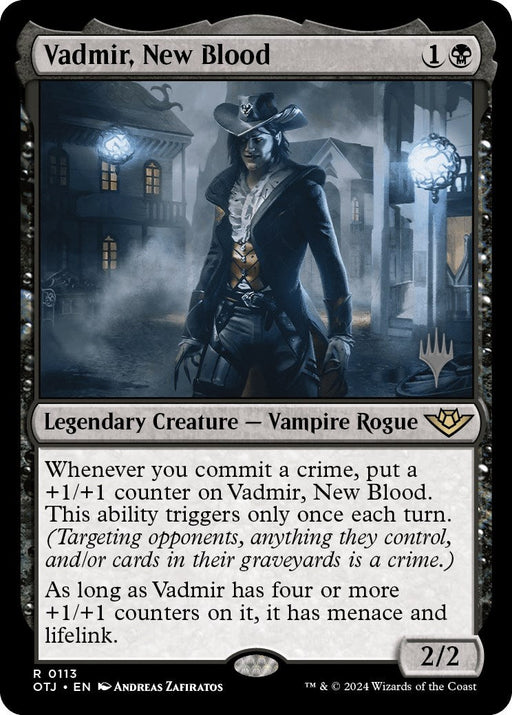 Vadmir, New Blood (Promo Pack) [Outlaws of Thunder Junction Promos] - Just $0.35! Shop now at Retro Gaming of Denver