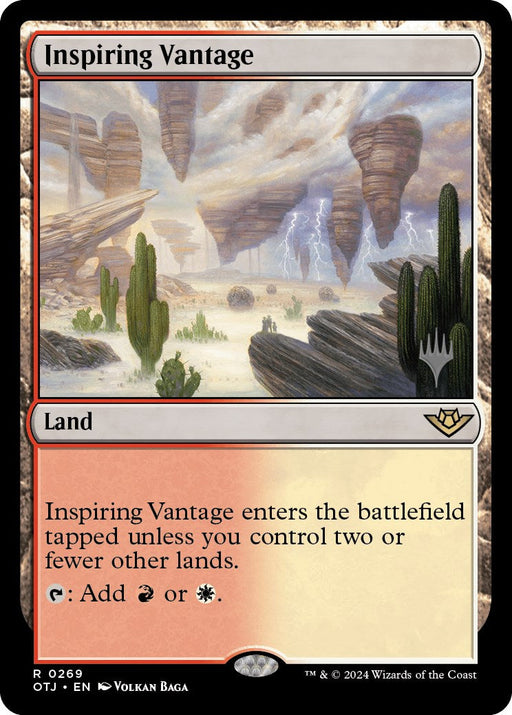 Inspiring Vantage (Promo Pack) [Outlaws of Thunder Junction Promos] - Just $0.75! Shop now at Retro Gaming of Denver