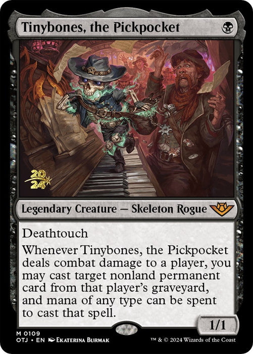 Tinybones, the Pickpocket [Outlaws of Thunder Junction Prerelease Promos] - Just $18.05! Shop now at Retro Gaming of Denver