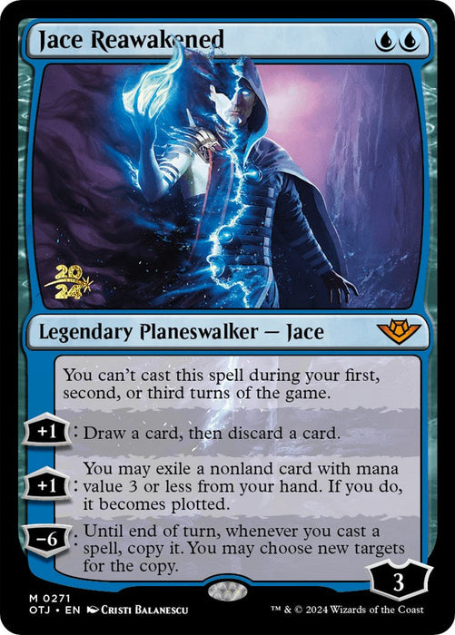 Jace Reawakened [Outlaws of Thunder Junction Prerelease Promos] - Just $2.45! Shop now at Retro Gaming of Denver