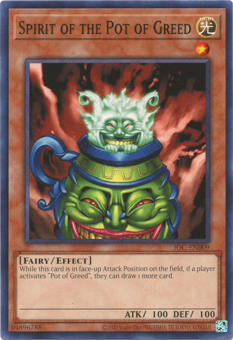 Spirit of the Pot of Greed (25th Anniversary) [IOC-EN009] Common - for just $0.10! 