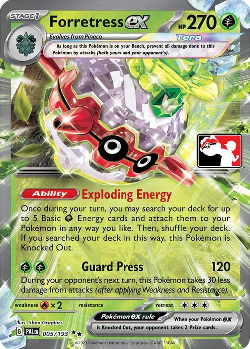 Forretress ex (005/193) [Prize Pack Series Four] - for just $0.35! 