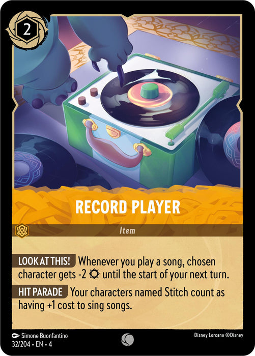 Record Player (32/204) - Ursulas Return - for just $0.02! 