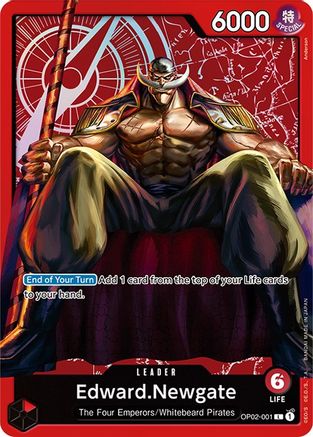 Edward.Newgate (Special Goods Set -Former Four Emperors-) (OP02-001) - One Piece Promotion Cards Foil - for just $17.25! 
