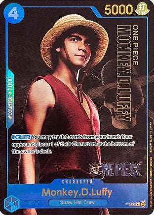 Monkey.D.Luffy (055) (Premium Card Collection -Live Action Edition-) (P-055) - One Piece Promotion Cards Foil - for just $4.95! 