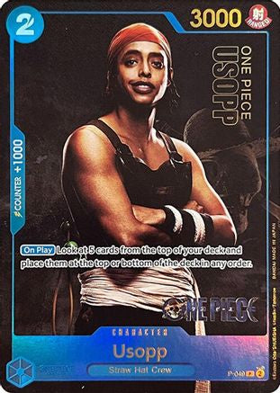 Usopp (Premium Card Collection -Live Action Edition-) (P-049) - One Piece Promotion Cards Foil - for just $2.33! 