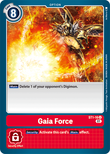 Gaia Force [ST1-16] (Alternative Art) [Starter Deck: Gallantmon] - Just $0.09! Shop now at Retro Gaming of Denver