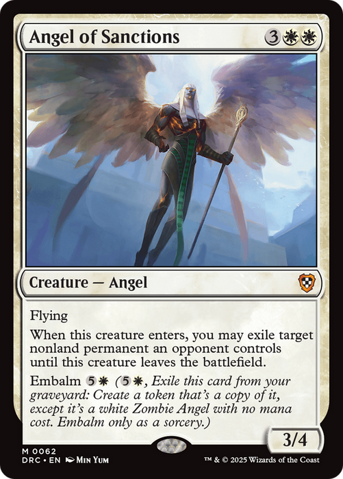 Angel of Sanctions (DRC-062) - Commander: Aetherdrift - for just $0.10! 