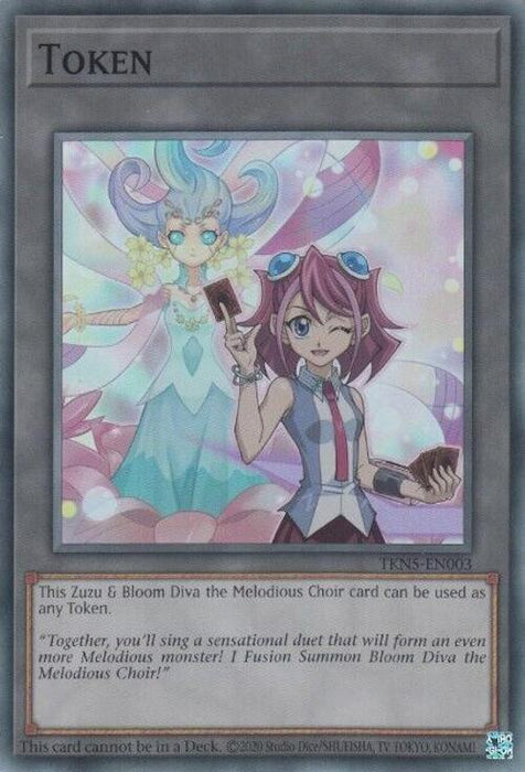 Token: Zuzu and Bloom Diva the Melodious Choir [TKN5-EN003] Super Rare - for just $0.80! 