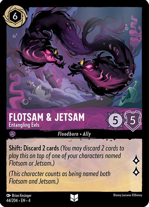 Flotsam & Jetsam - Entangling Eels (44/204) [Ursula's Return] - Just $0.05! Shop now at Retro Gaming of Denver