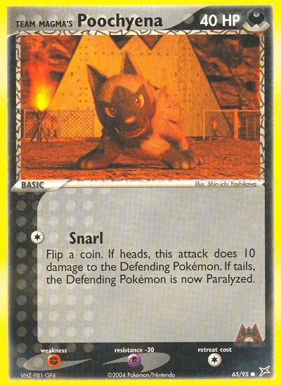Team Magma's Poochyena (65/95) [EX: Team Magma vs Team Aqua] - for just $0.55! 