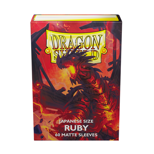 Dragon Shield: Japanese Size 60ct Sleeves - Ruby (Matte) - Just $0! Shop now at Retro Gaming of Denver