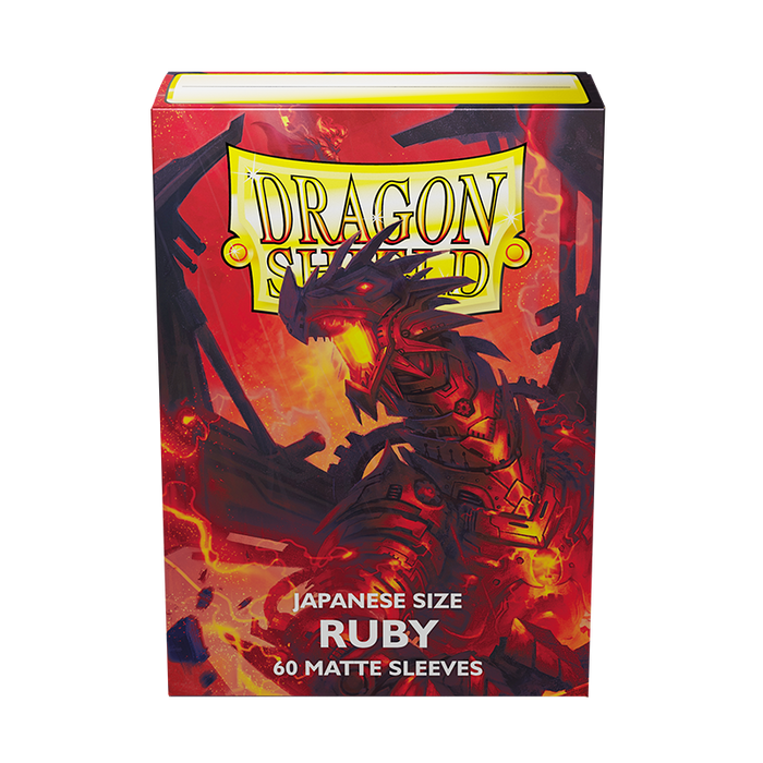 Dragon Shield: Japanese Size 60ct Sleeves - Ruby (Matte) - Just $0! Shop now at Retro Gaming of Denver