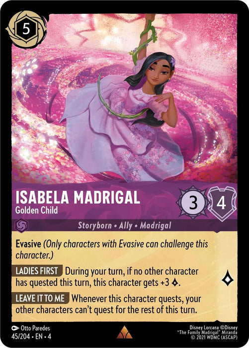 Isabela Madrigal - Golden Child (45/204) [Ursula's Return] - Just $0.10! Shop now at Retro Gaming of Denver