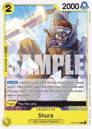 Shura (Tournament Pack Vol. 7) (OP05-106) - One Piece Promotion Cards - for just $0.50! 