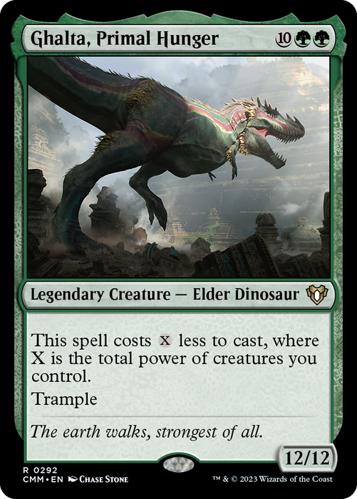 Ghalta, Primal Hunger (CMM-292) - Commander Masters - for just $0.26! 